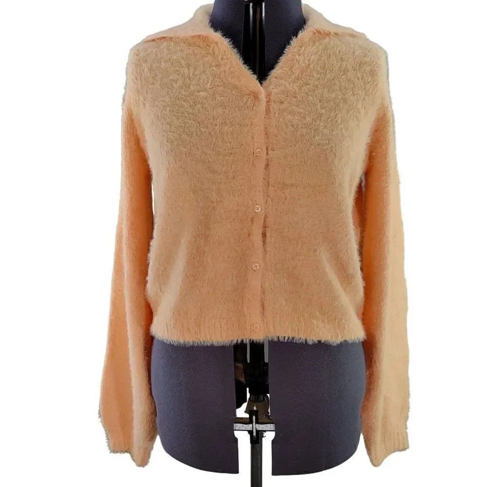 Wild Fable Fuzzy Button-Front Cardigan Sz 2X